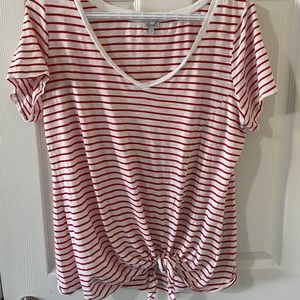 Bootlegger Tie-Front Top